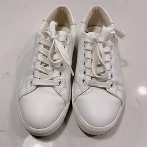 SAM EDELMAN SIZE 5.5 WHITE SNEAKERS